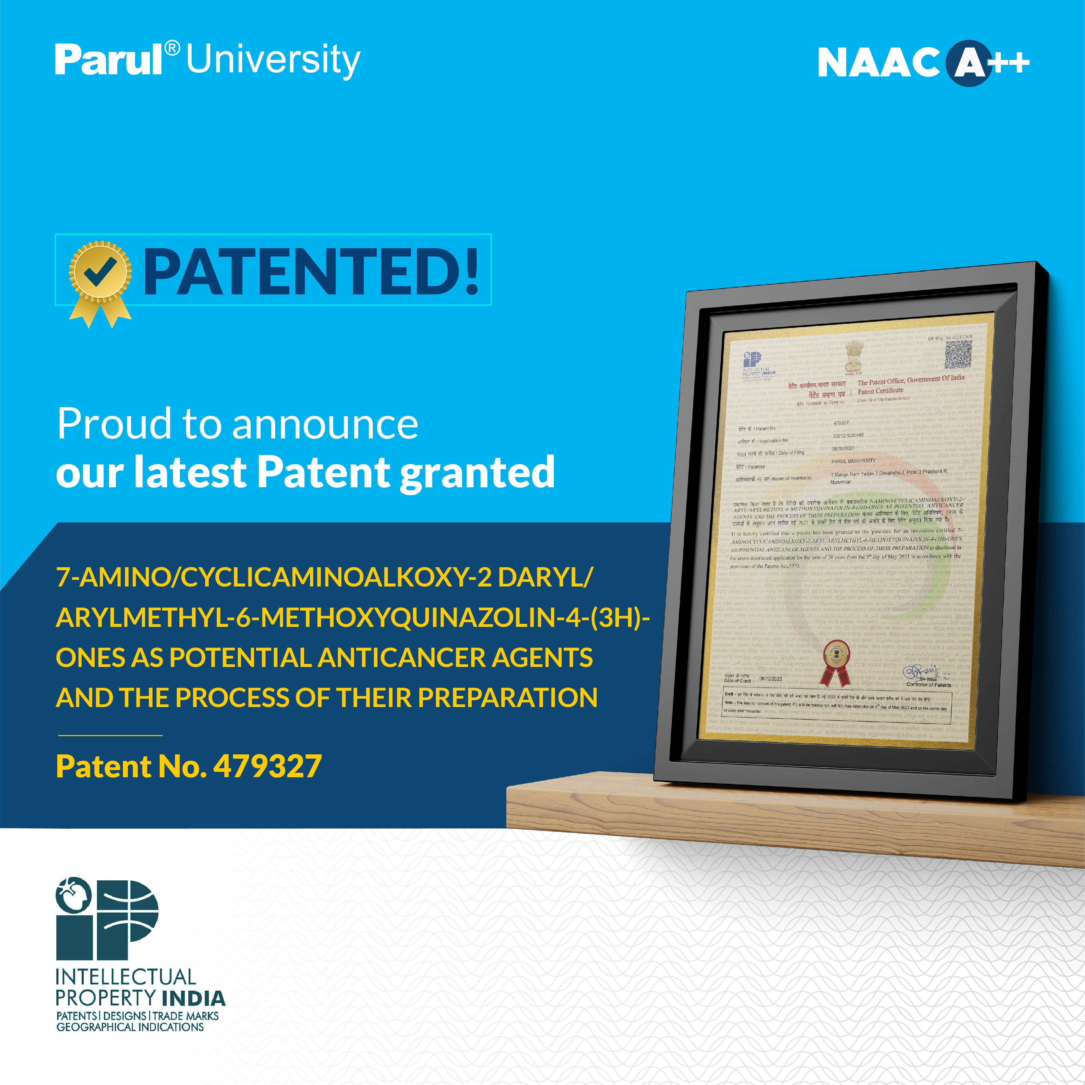 7-AMINO/CYCLICAMINOALKOXY-2 DARYL/ARYLMETHYL-6-METHOXYQUINAZOLIN-4-(3H)- ONES AS POTENTIAL ANTICANCER AGENTS AND THE PROCESS OF THEIR PREPARATION